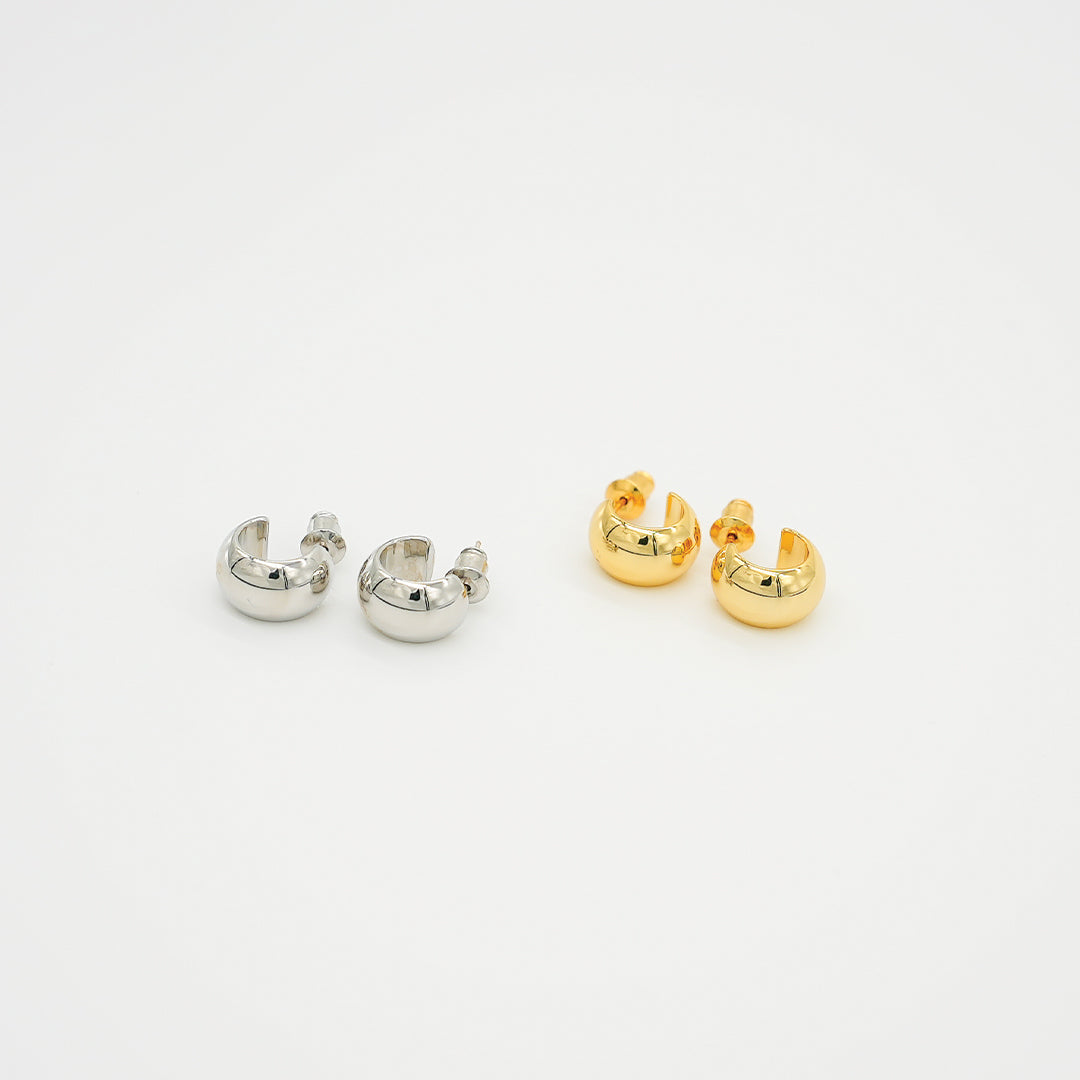 Polished Earrings | Gold