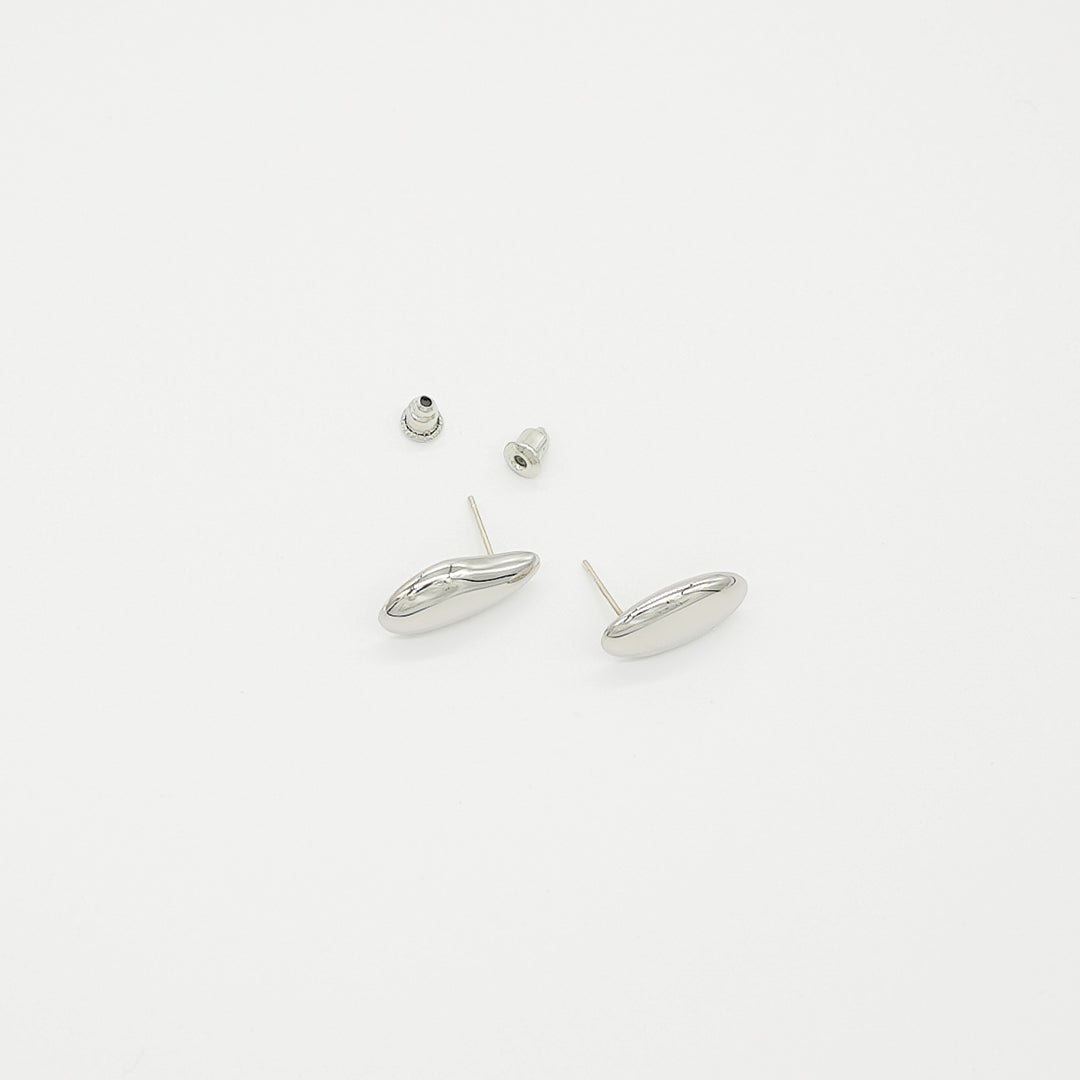 Small Drop Earrings | Silver