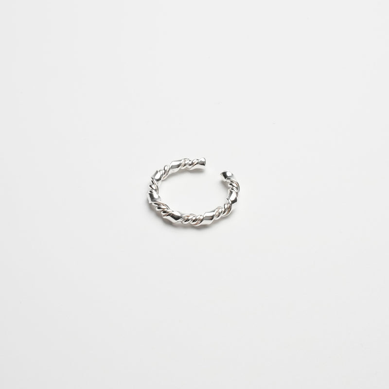 Twist Open Ring | Silver