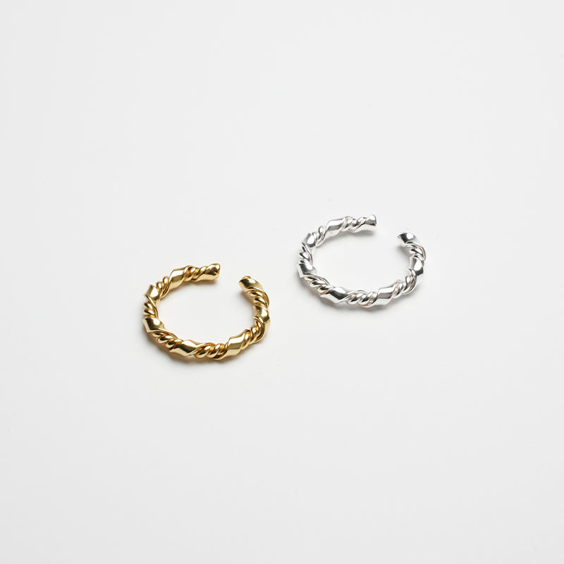 Twist Open Ring | Silver