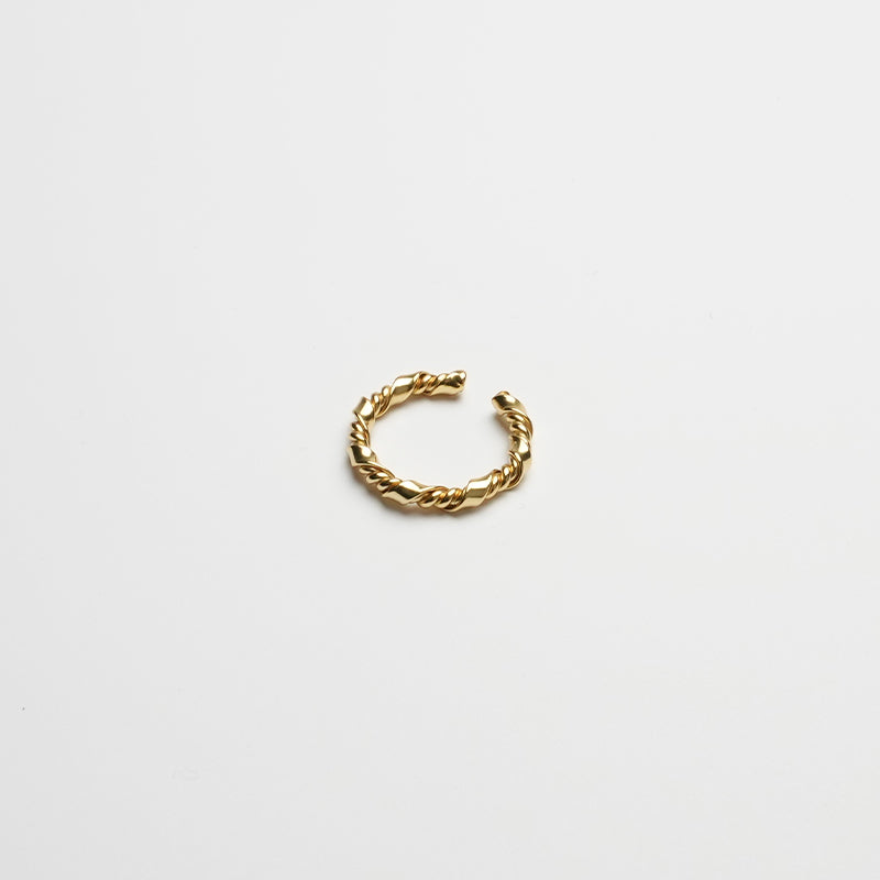 Twist Open Ring | Gold