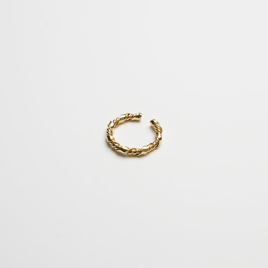 Twist Open Ring | Gold