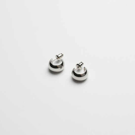 Polished Earrings | Sliver