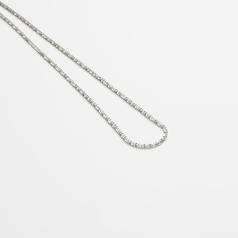 Twist Chain Necklace | Silver