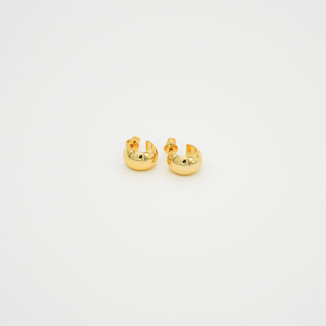 Polished Earrings | Gold