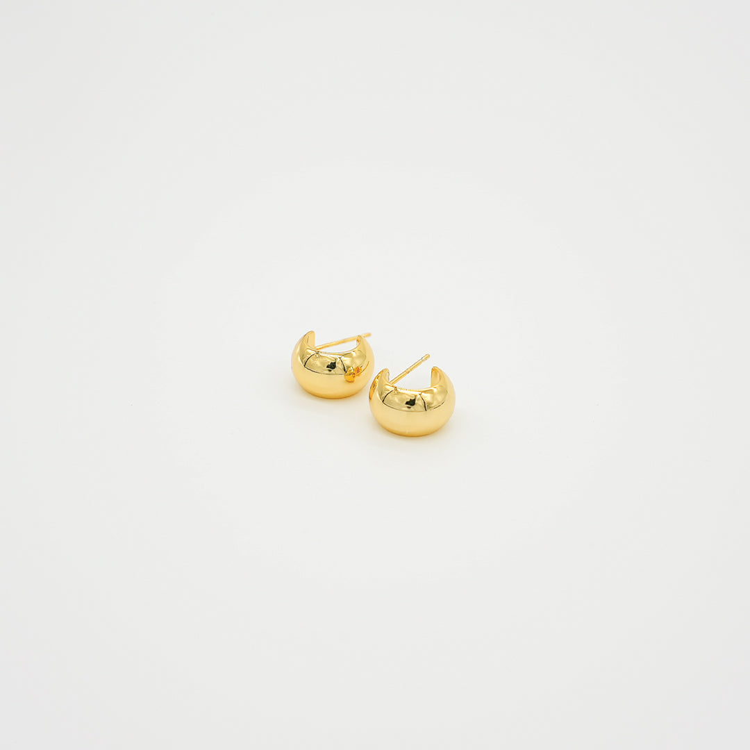 Polished Earrings | Gold