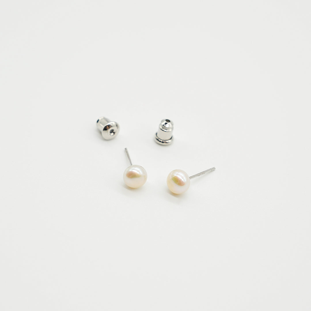 Pure Pearl Earrings | 925 Silver