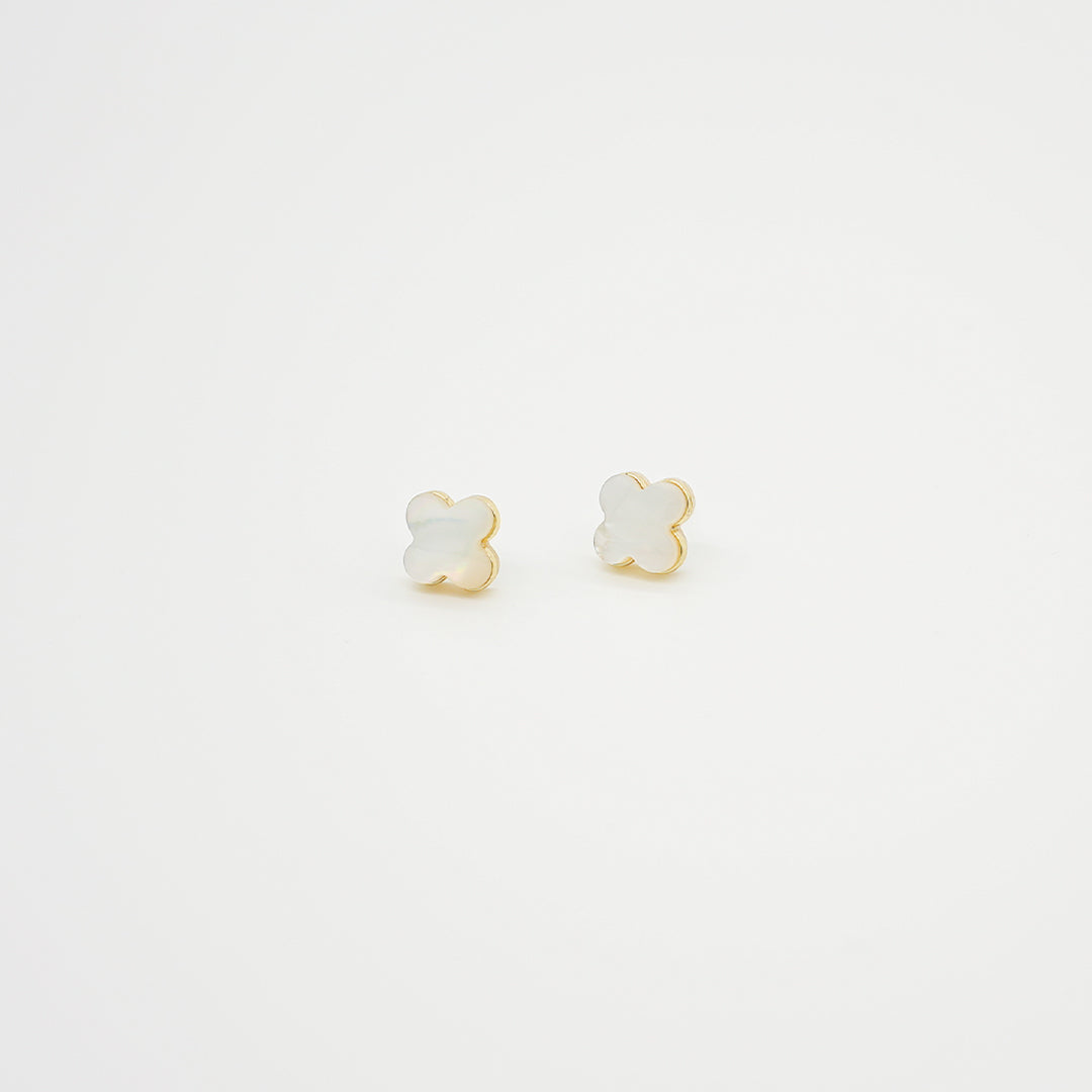 Floral Earrings | Gold