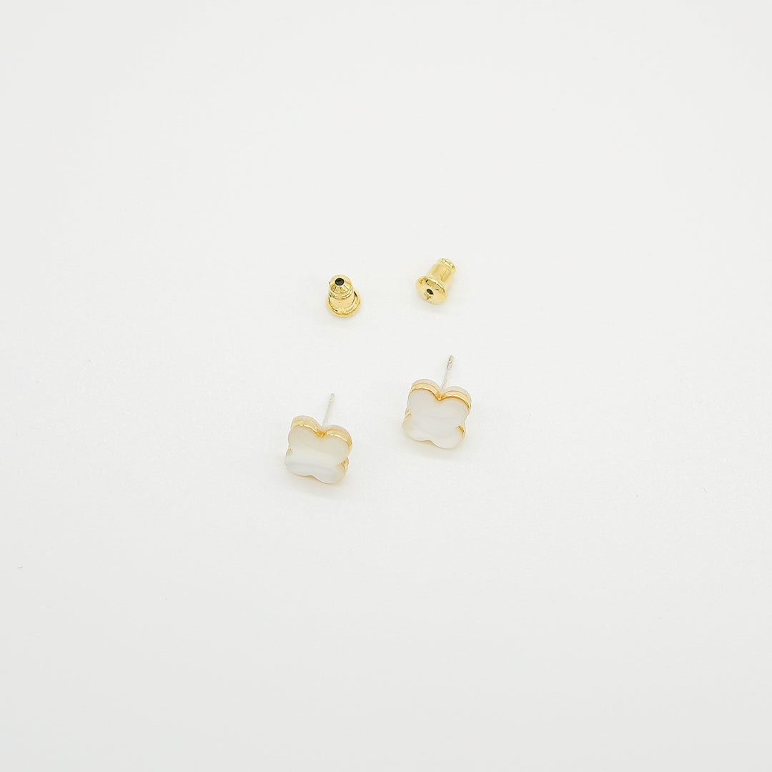 Floral Earrings | Gold