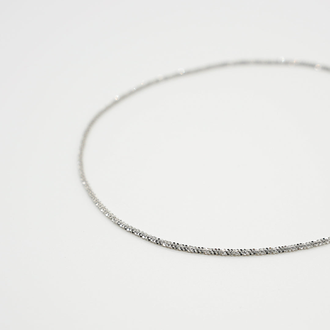 Twist Chain Necklace | Silver